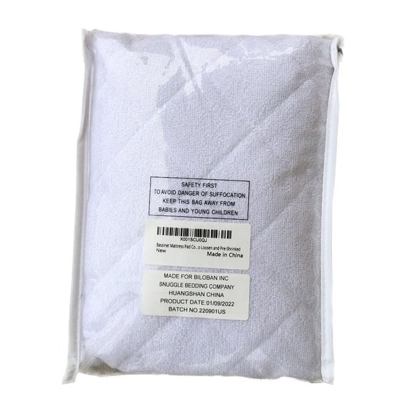 Biloban Waterproof Mattress/Bassinet Cover Standard Crib, Pack N Play, Halo Bass - Picture 2 of 3